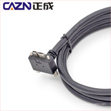 Línea de cámara industrial 2 3 5M línea de cámara Tornillos USB fijo micro B Codo en ángulo recto Cable de datos USB3.0